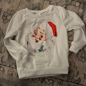 White Santa Sweatshirt